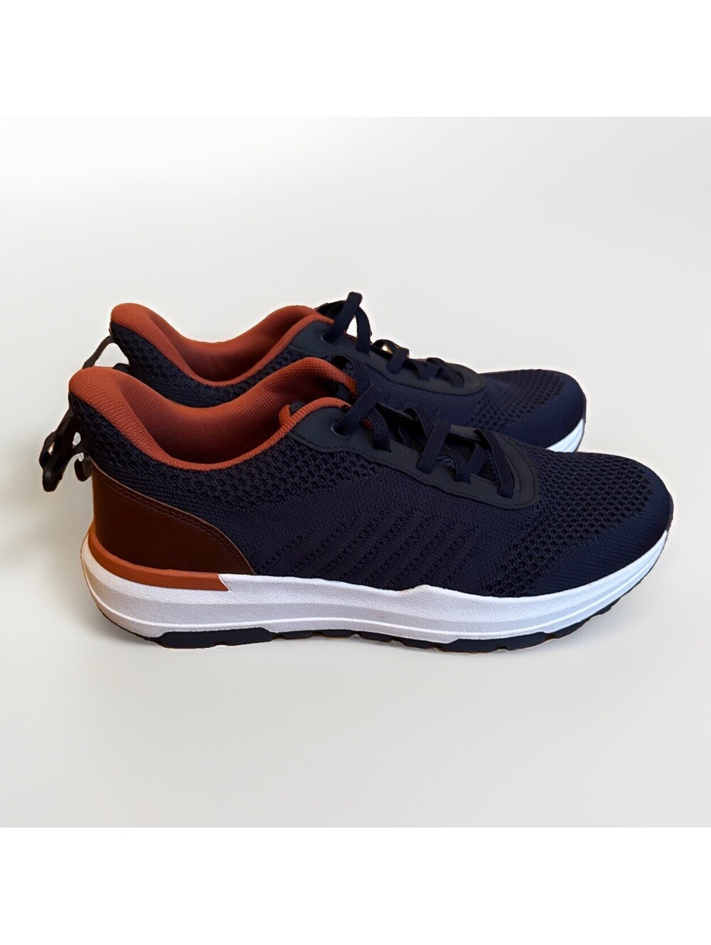 New Navy Blue George Casual Mesh Memory Foam Sneakers Shoes Men’s 8